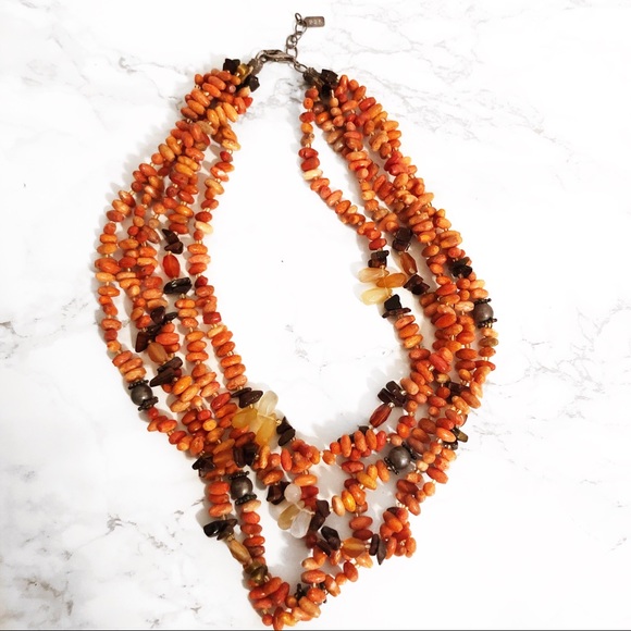 Peyote Bird Jewelry - Peyote Bird | Vtg 70s’ Stone & Sterling Necklace